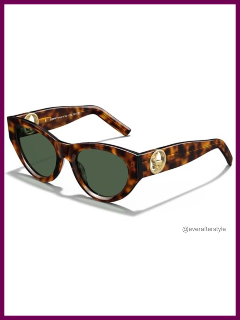 Oversized Cat-Eye Polarized Sunglasses UV400 Acetate Full Frame